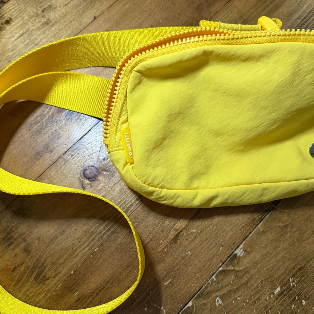 Lululemon Athletica Vibrant Yellow Bag